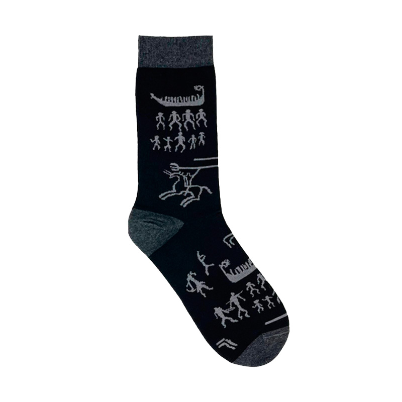 Order online or buy from the store 80% cotton socks designed on Gobustan as a gift or souvenir. Delivery within Baku in 24 hours.