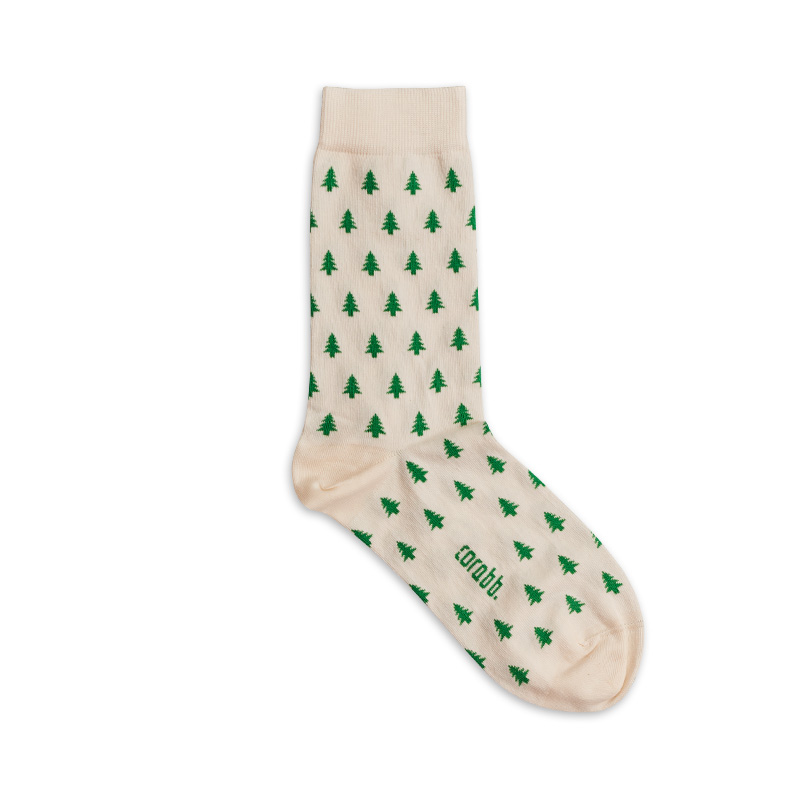 Order online or buy from the store 80% knitted cotton socks designed on Pine Tree as a gift or souvenir. Delivery within Baku in 24 hours.
